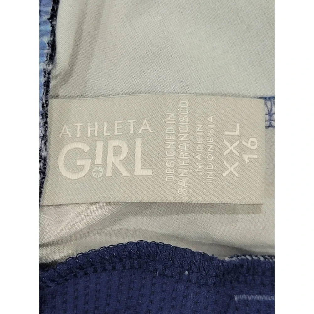 Athleta All Play Tie Dye Printed‎ Athletic Shorts Size XXL 16